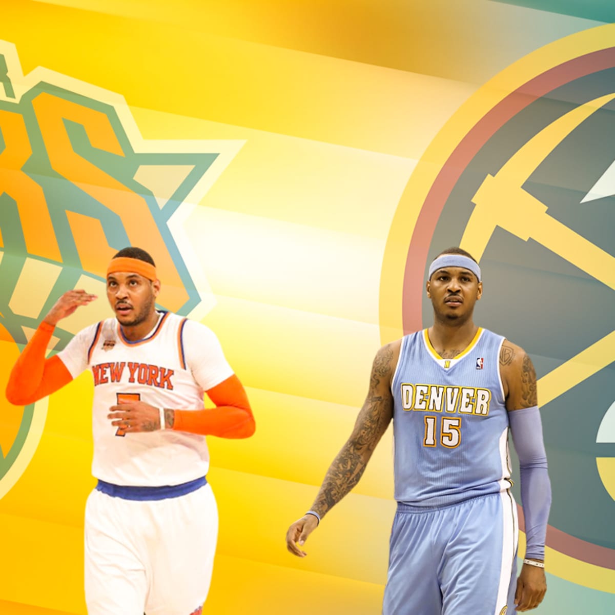 Carmelo anthony jersey retired 2025