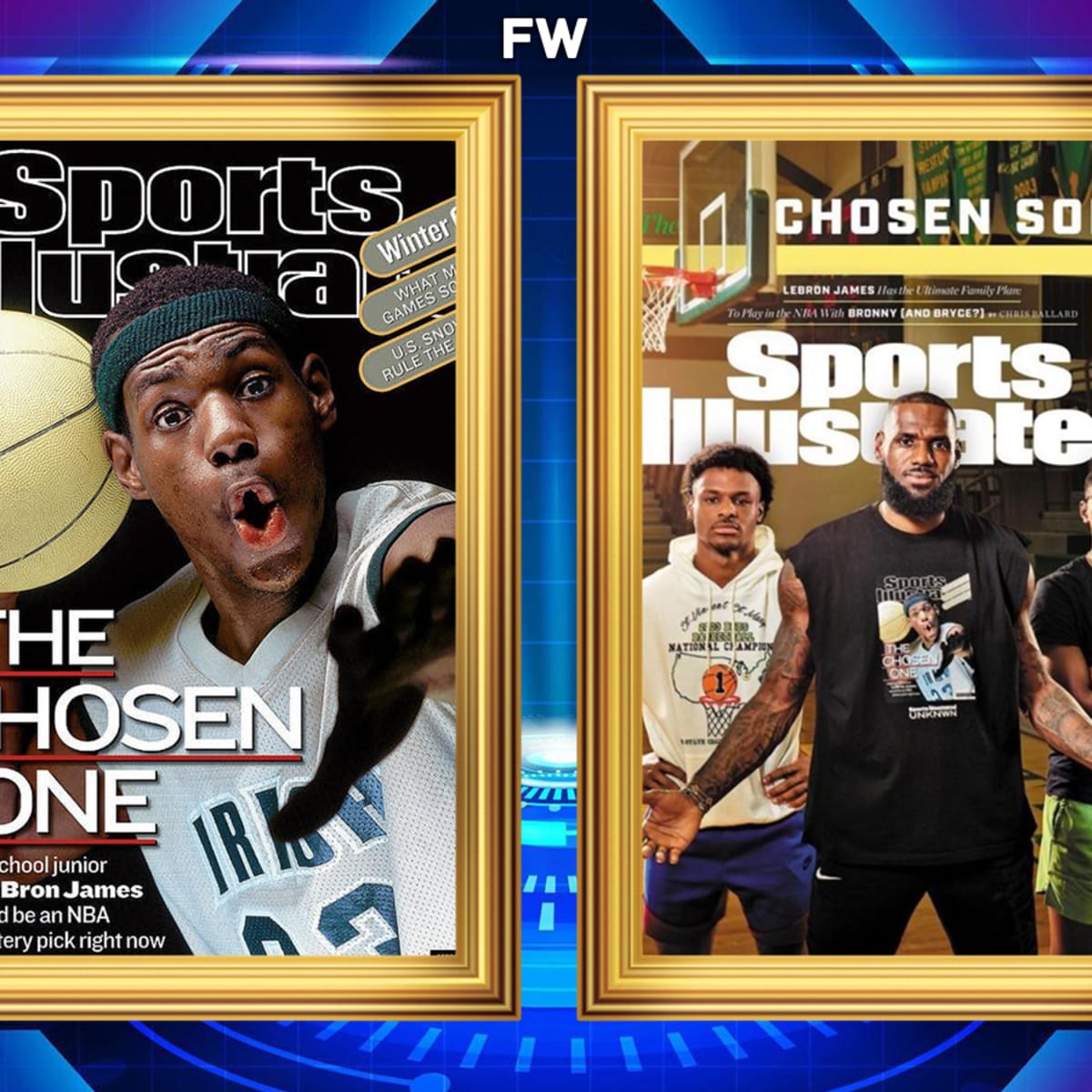 Lebron james sports illustrated top