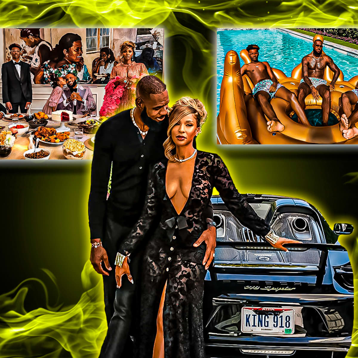 Lebron james and family on sale