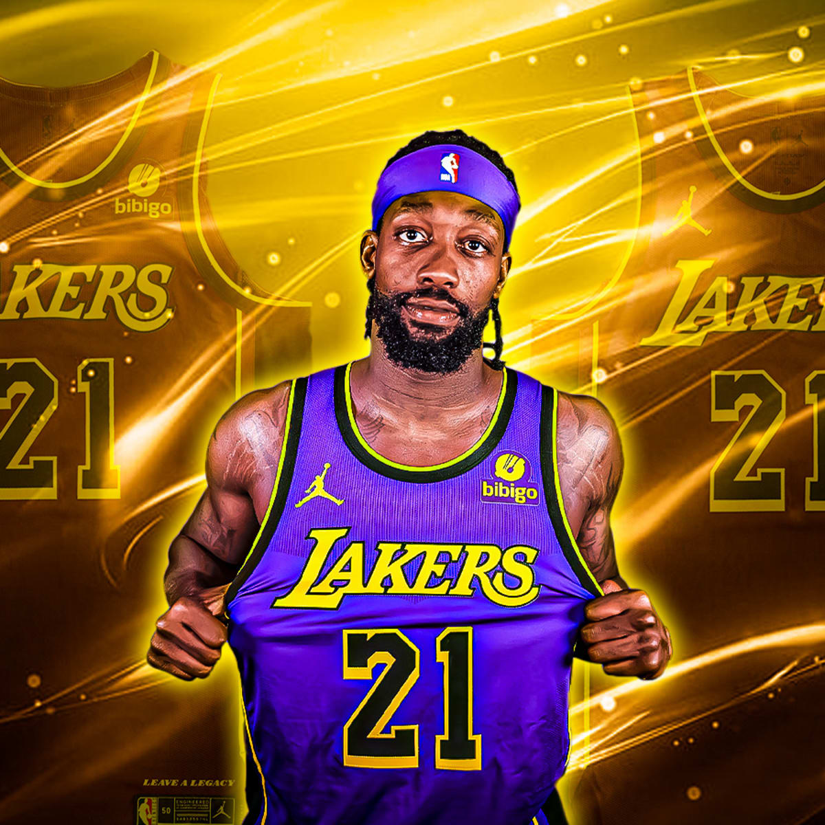 New purple lakers jersey discount