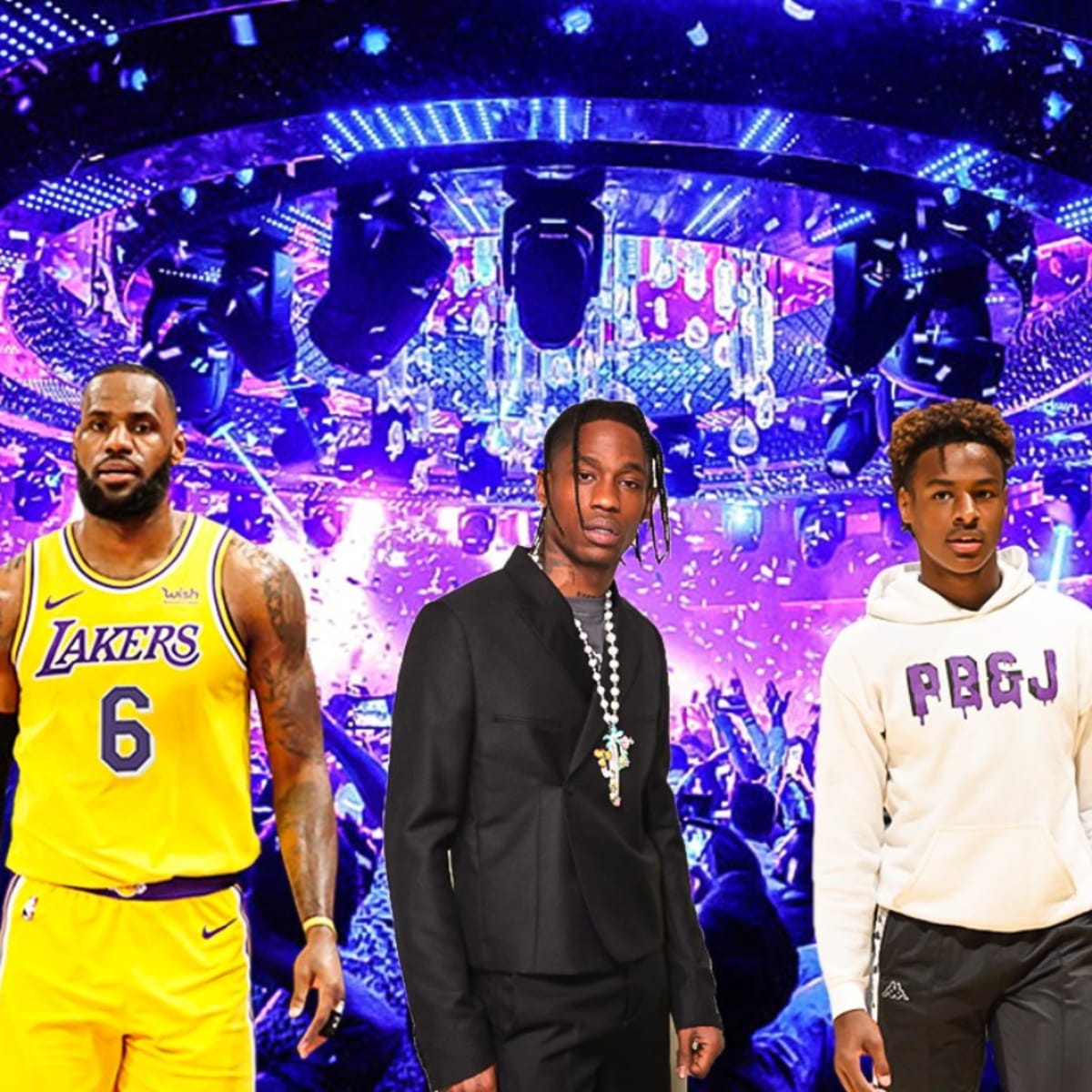 Travis scott x lebron james best sale shirt
