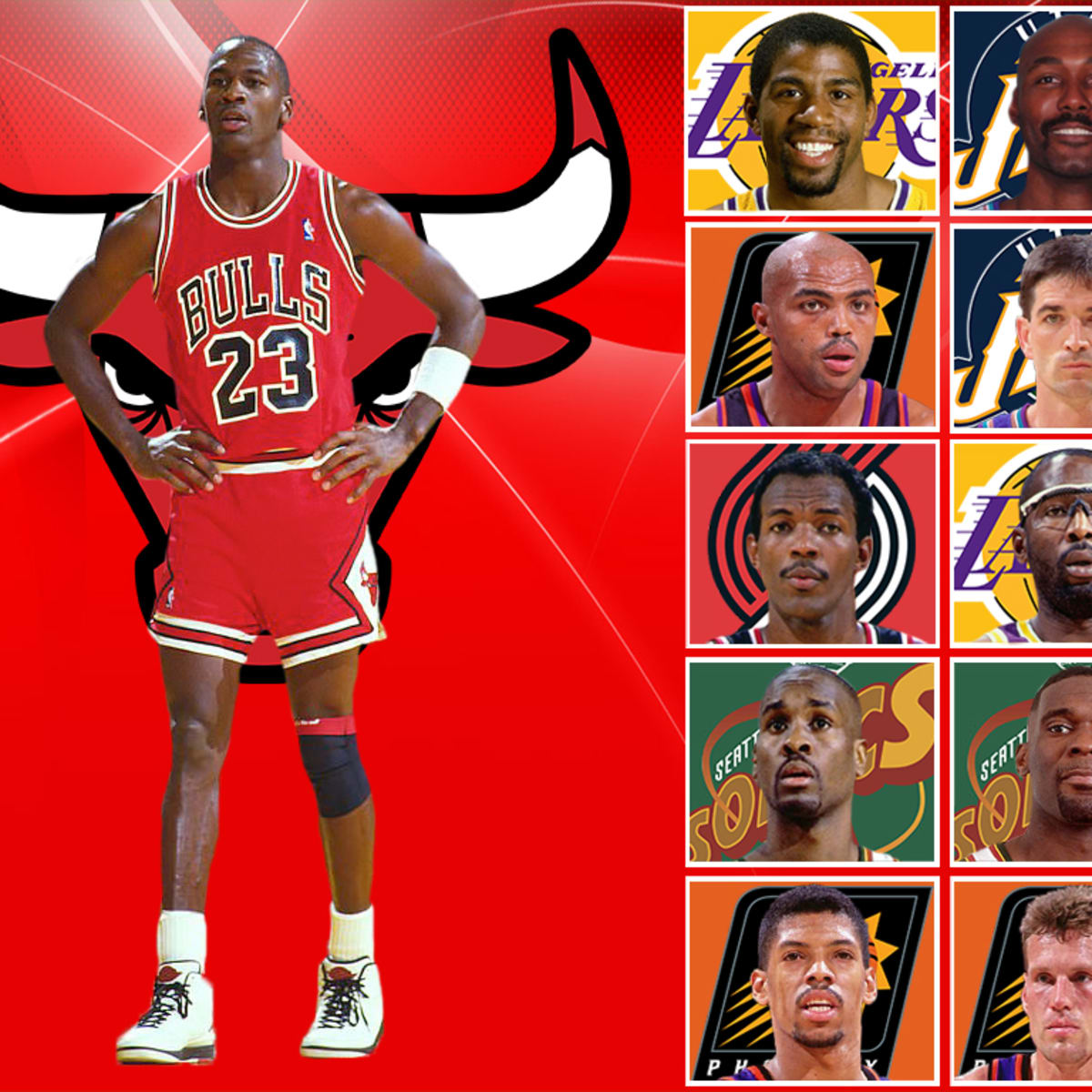 The 10 Best NBA Players That Michael Jordan Beat In The NBA Finals Fadeaway World