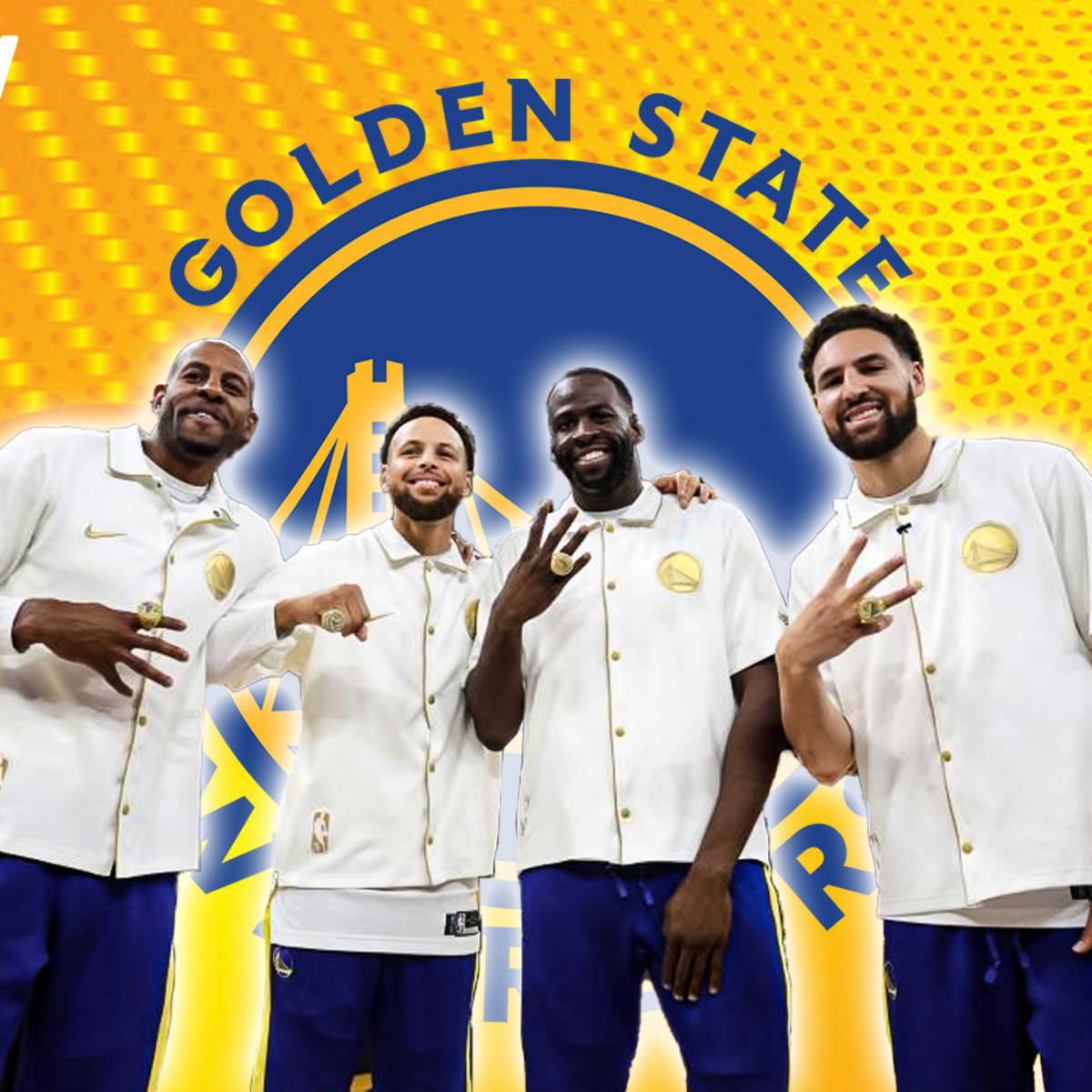 The Warriors Legends Officially Have Four Championship Rings Fourth Championship In The Last Eight Seasons. Dynasty Fadeaway World