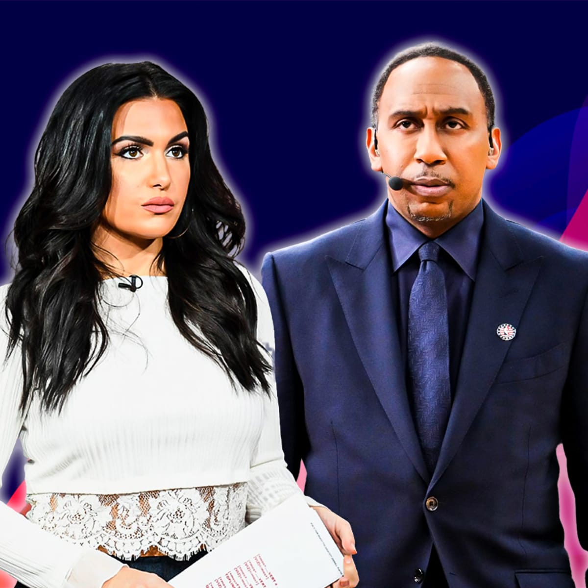 Stephen A. Smith Makes A Huge Mistake On First Take Tells Molly Qerim She s Been Eating Enough Fadeaway World