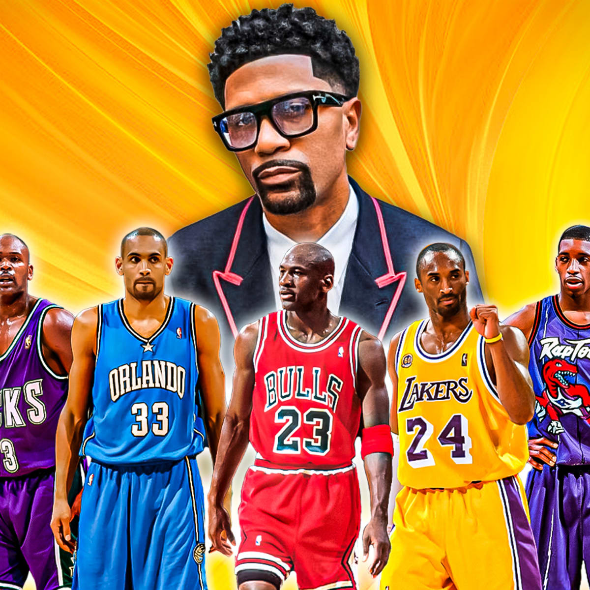 Jalen rose michael jordan on sale