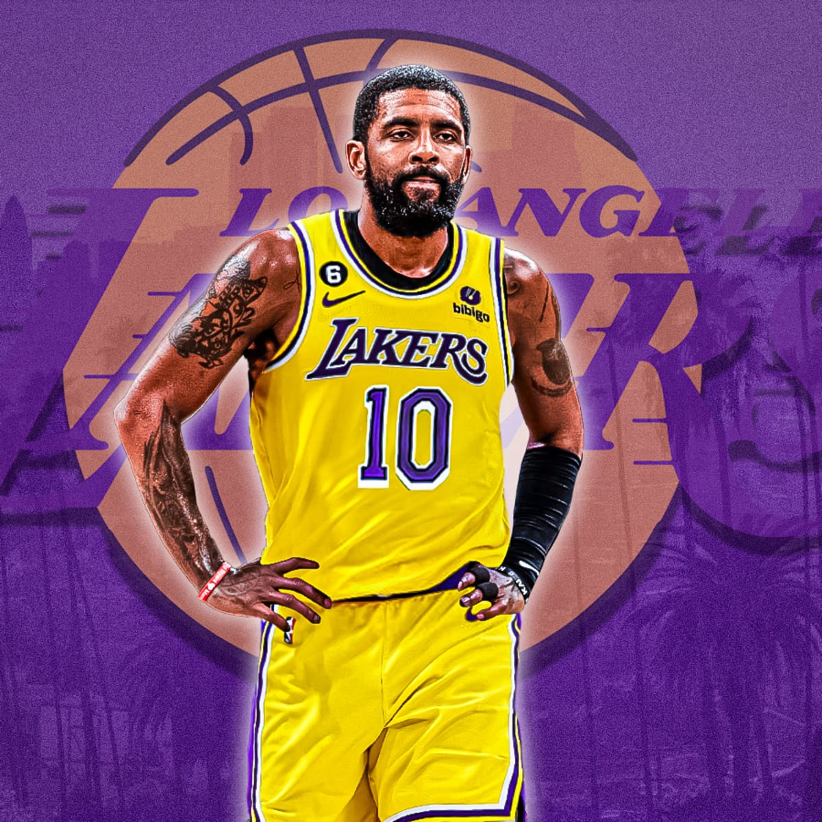 Kyrie lakers jersey discount