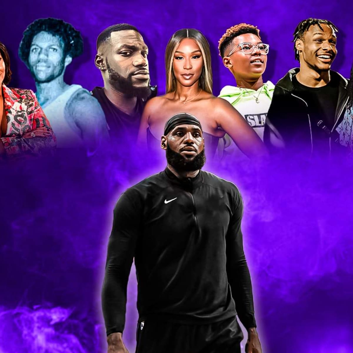 Lebron james and family hotsell