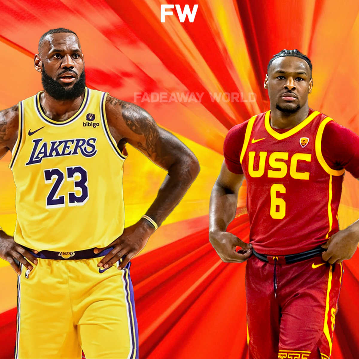 LeBron James Sends A Proud Message About Bronny Ahead Of 2024 NBA Draft Fadeaway World