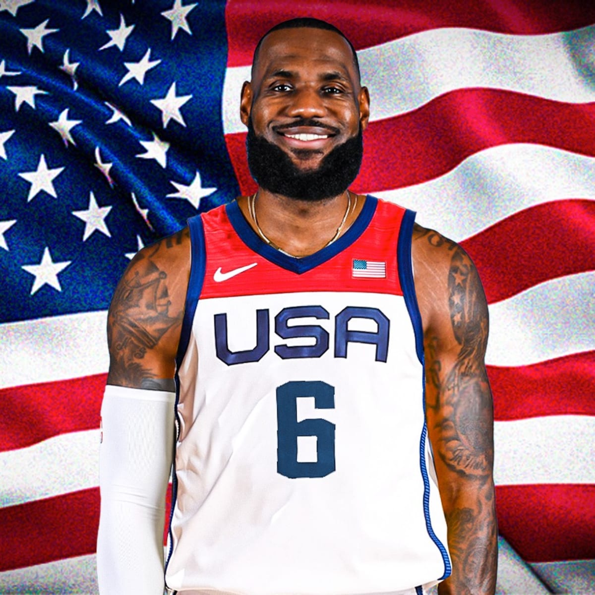 Lebron james sales usa basketball
