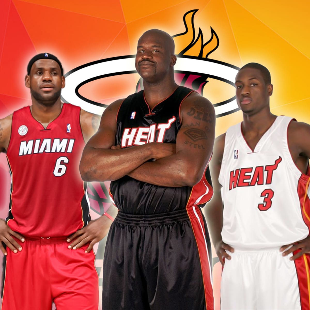 NBA シャキールオニール　Shaquille O'Neal SHAQ HEAT Shaquille O'Neal Agrees He Is The 4th Greatest Player In