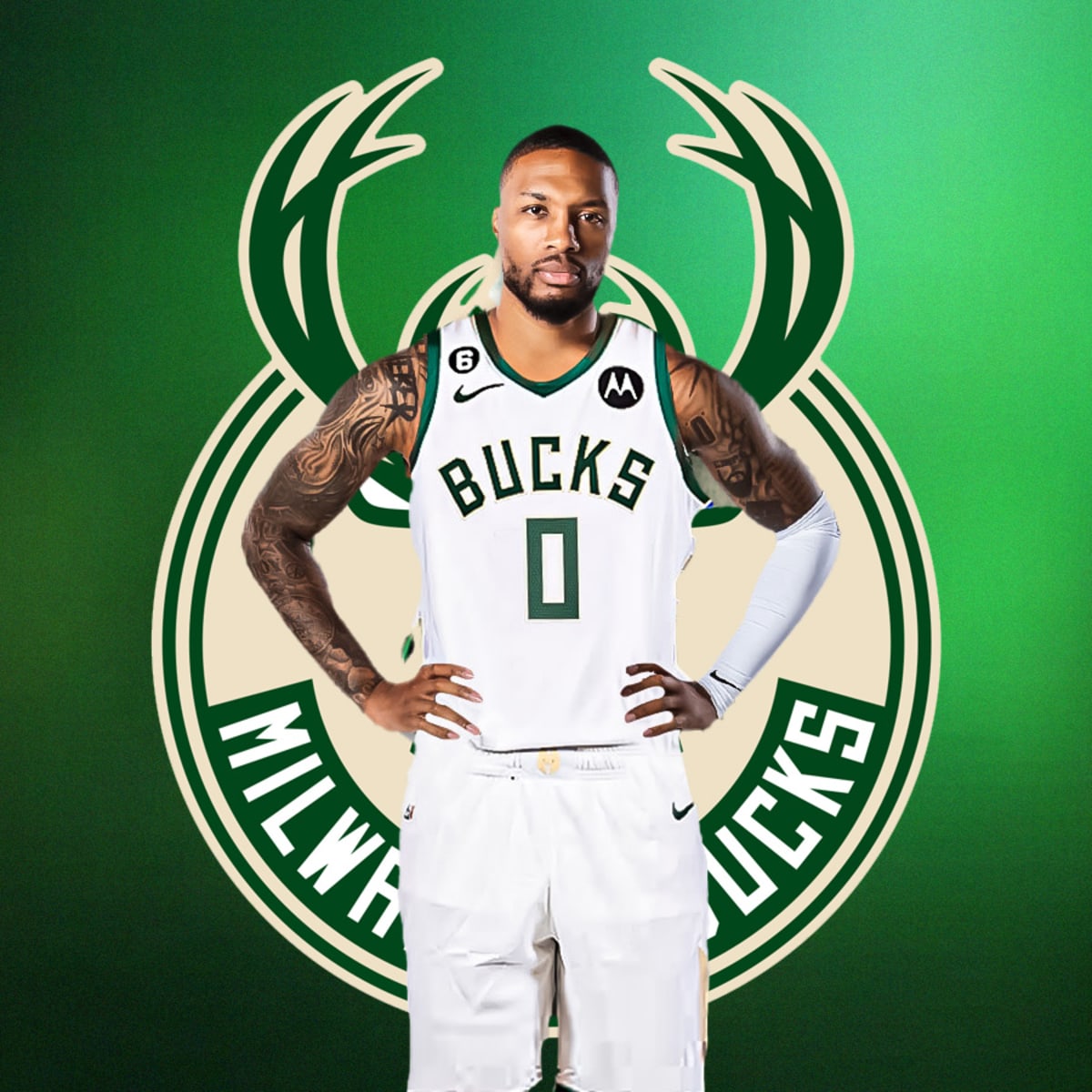 Damian Lillard Shares First Selfie In Bucks Jersey Fadeaway World