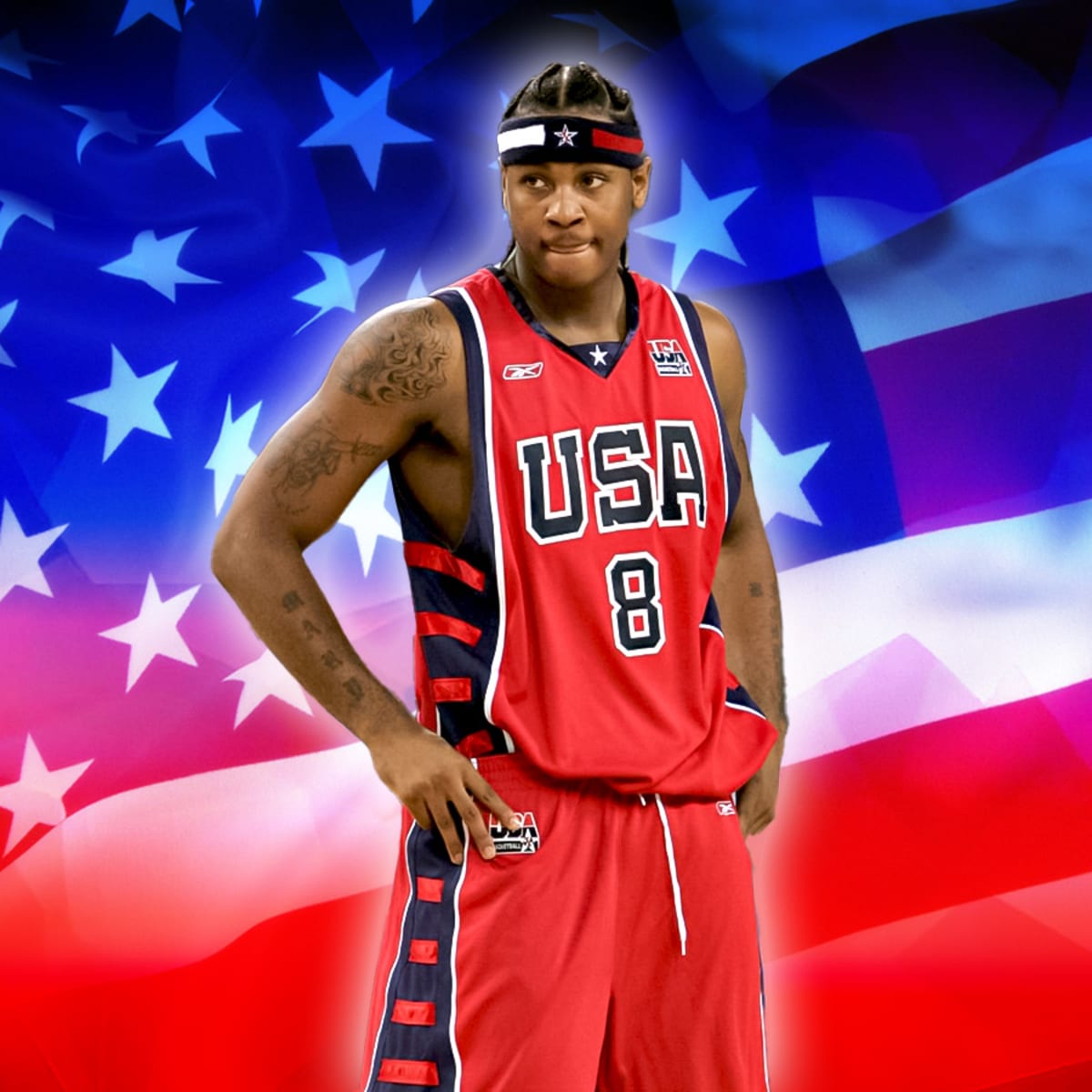 Carmelo 2025 olympic jersey