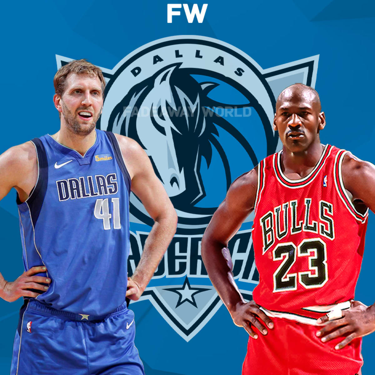 Dirk Nowitzki Says Michael Jordan Is The GOAT Reveals His All Time Dallas Mavericks Starting Five Fadeaway World