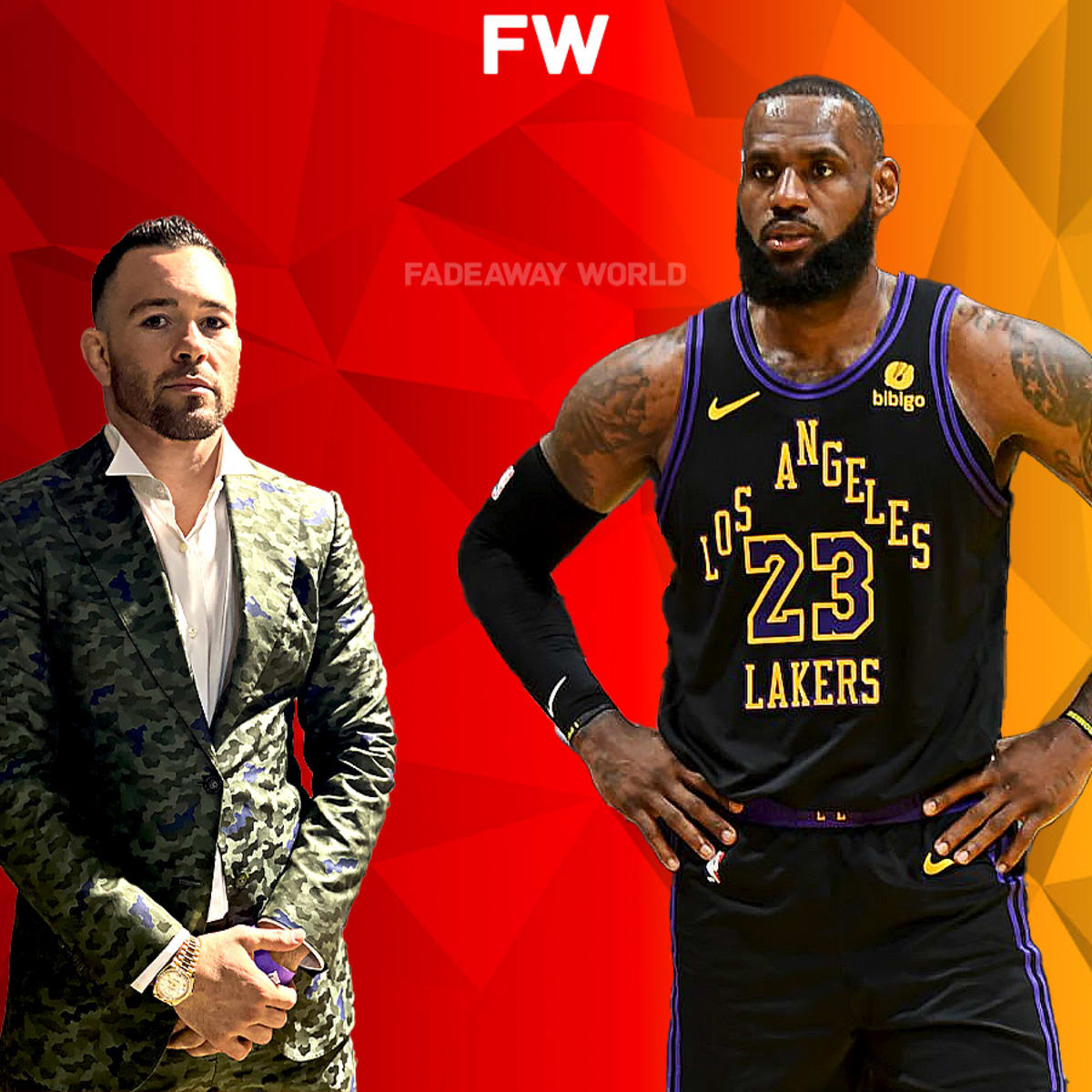 Lebron james store colby covington