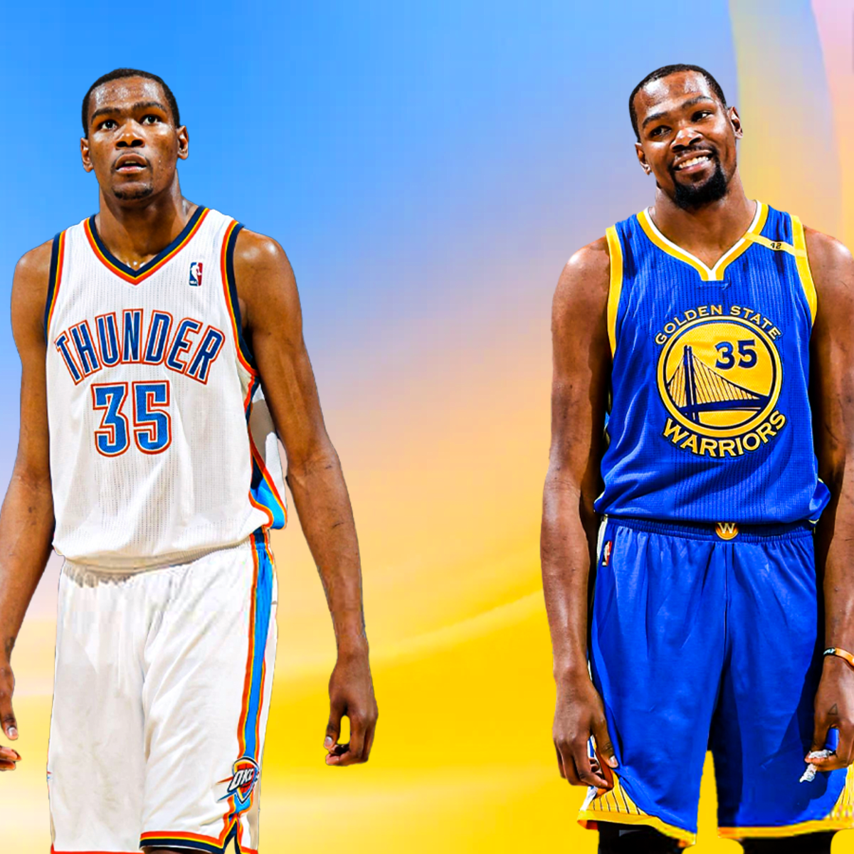 Kevin Durant Thinks Thunder And Warriors Should Retire His Jersey OKC Has To Retire My Jersey. It Wouldn t Even Be Good For The Game Of Basketball If They Didn t. The Same With