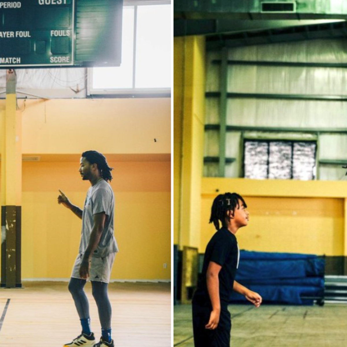 Derrick rose working out clearance