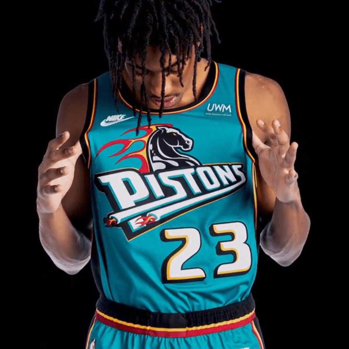 Detroit Pistons Re Introduce Iconic Teal Jerseys For 2022 23 Season Fadeaway World