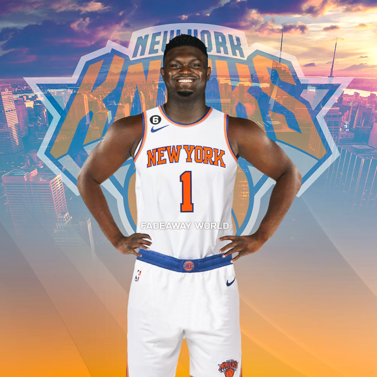 Zion knicks jersey top