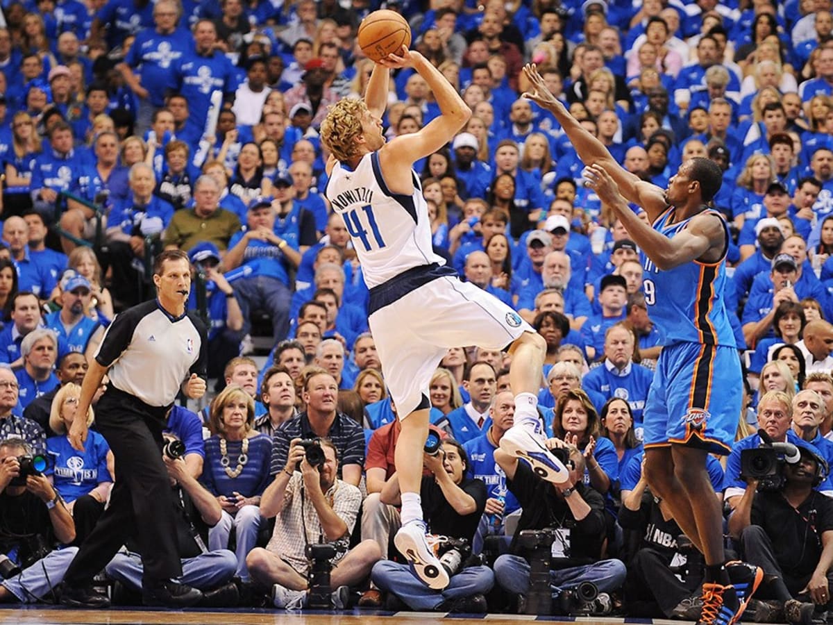 Dirk Nowitzki On His One-Legged Fadeaway: "I Made It Up On The Fly,  Honestly...." - Fadeaway World