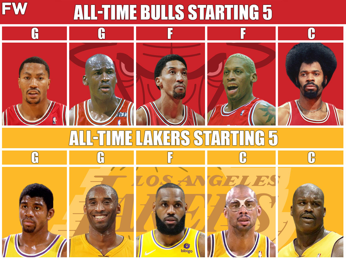 All-Time Bulls Team vs. All-Time Jazz Team: Michael Jordan And
