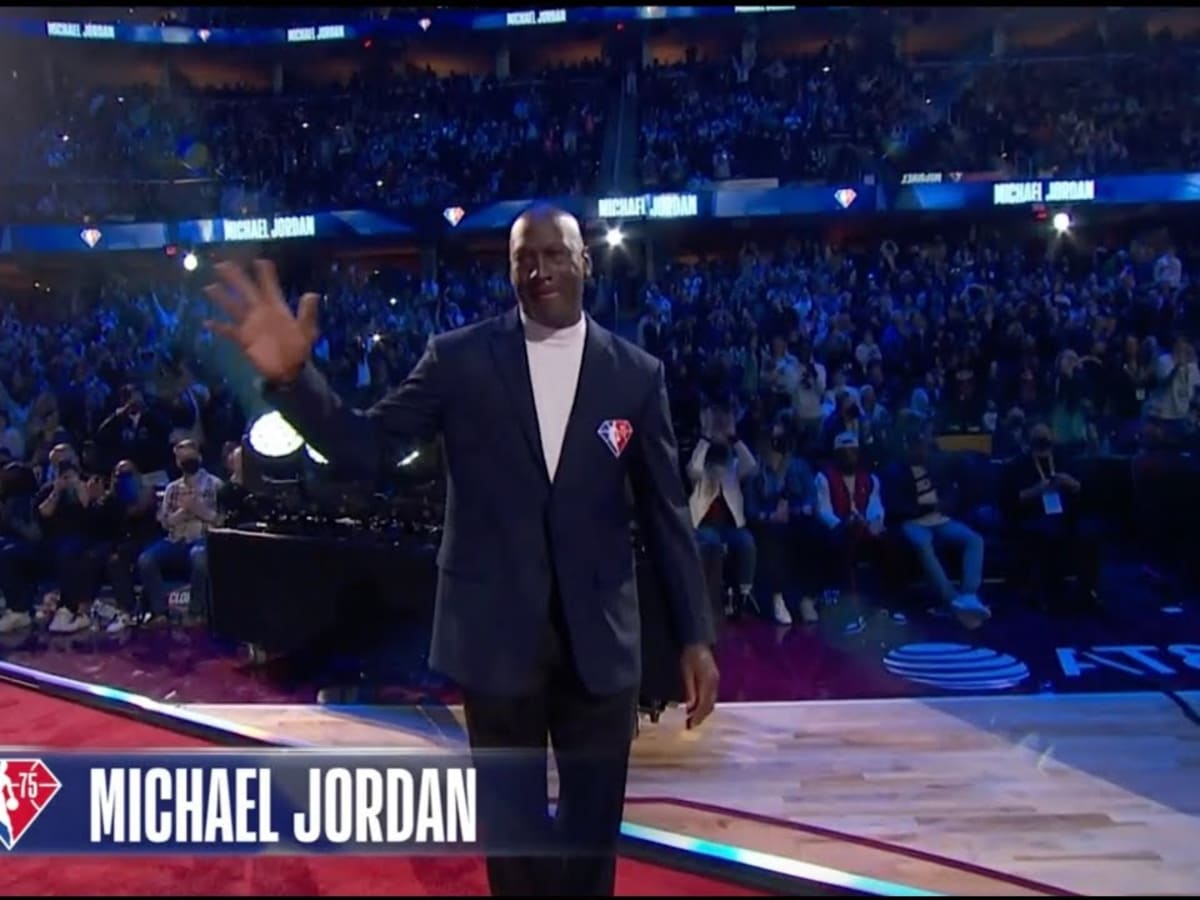 Michael Jordan Got Kawhi Leonard To Smile At The NBA Top 75 Event
