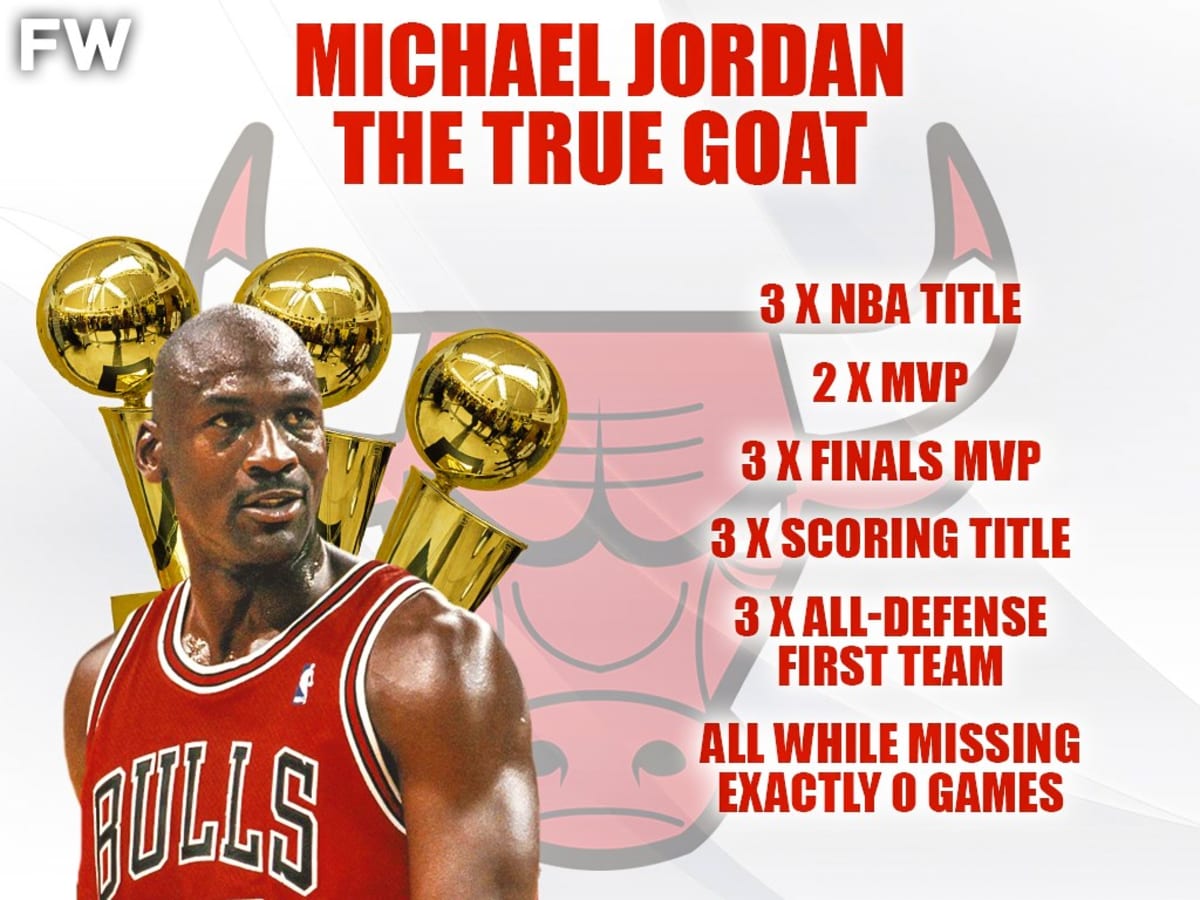 Michael Jordan During His Second Threepeat: 2x MVP, 3x FMVP, 3x NBA Title,  3x Scoring Title, 3x All-Defense First Team, While Missing Exactly 0 Games  - Fadeaway World