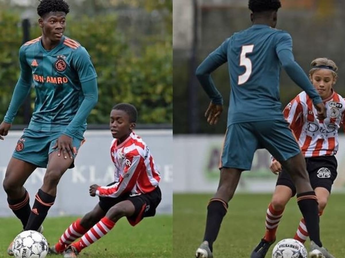 One Of Ajax S U15 Players Goes Viral After Pictures Show He S Twice The Size Of His Opponents Fadeaway World