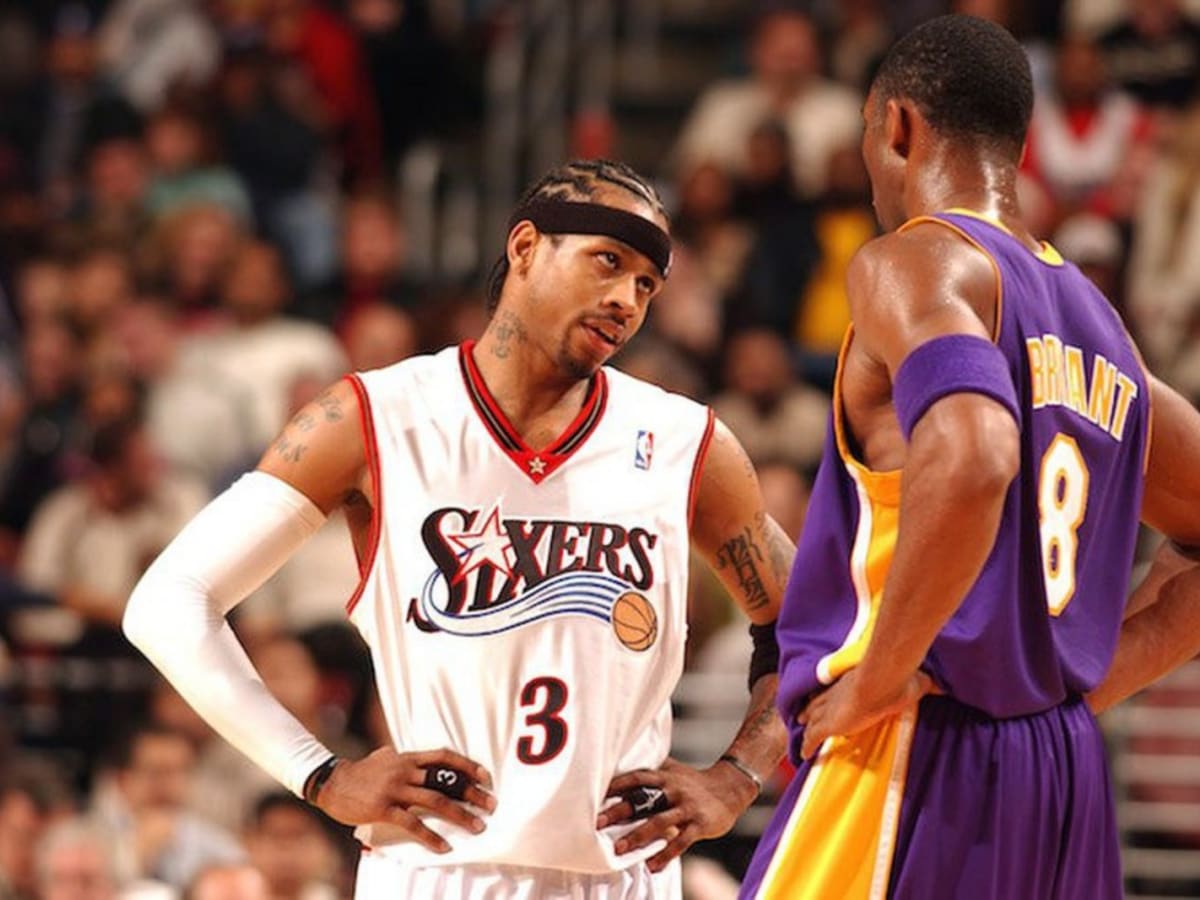 SI Photo Blog — Allen Iverson attempts a layup against Kobe Bryant