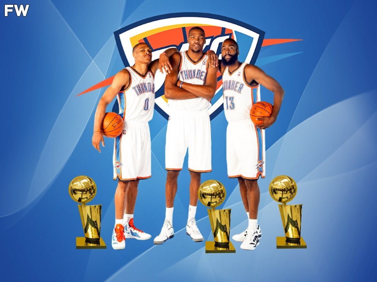 This would of been fresh. James harden, Russell Westbrook, and Kevin durant  Seattle