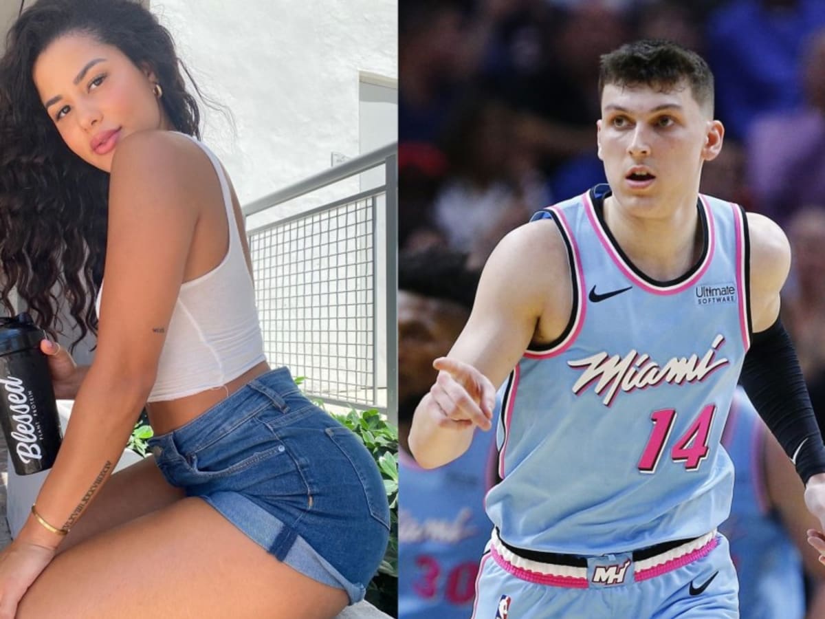 Katya Elise Henry Is Happier Than Everybody After Tyler Herro Made The  Finals With The Heat - Fadeaway World