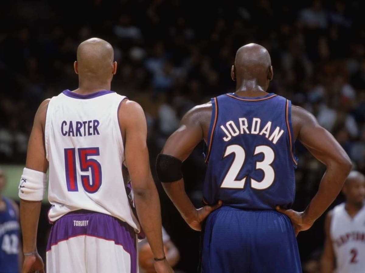 38-Year-Old Michael Jordan Locked Up Vince Carter For 0 Points In The Second Half After Carter Said Didn't Care Who Guards Him Fadeaway World