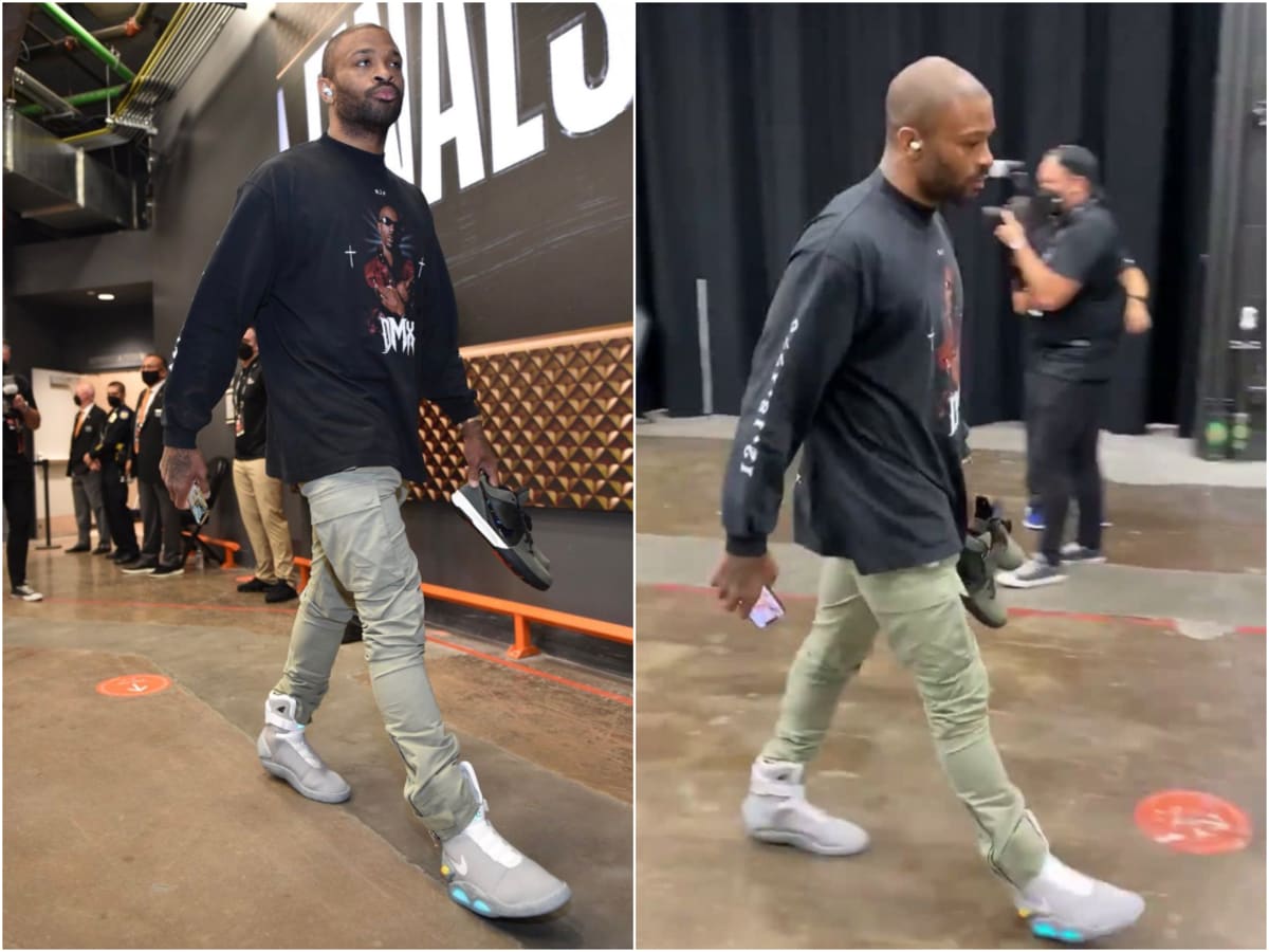 PJ Tucker Wore $50K Nike MAG Shoes For Game 2 Of The Finals - Fadeaway World