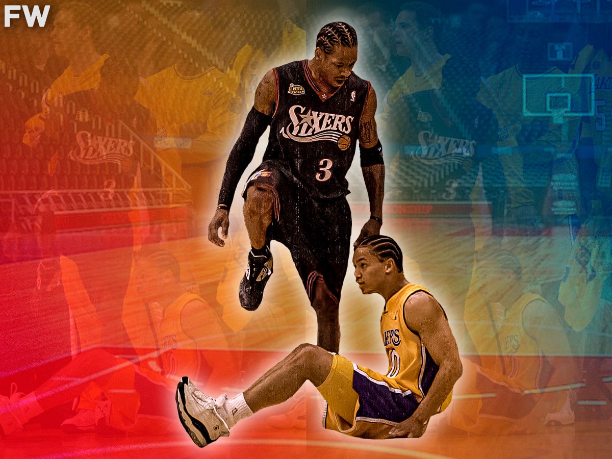 Unforgettable Swagger: Allen Iverson's Step Over Tyronn Lue - PhillyLoaded