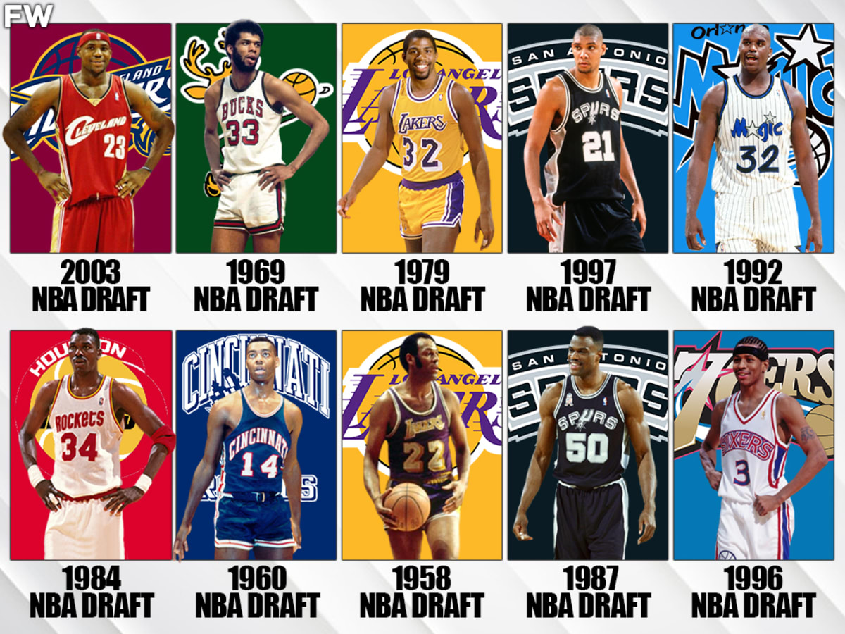 Ranking The Best Draft Picks Per Season In The Last 20 Years - Fadeaway  World