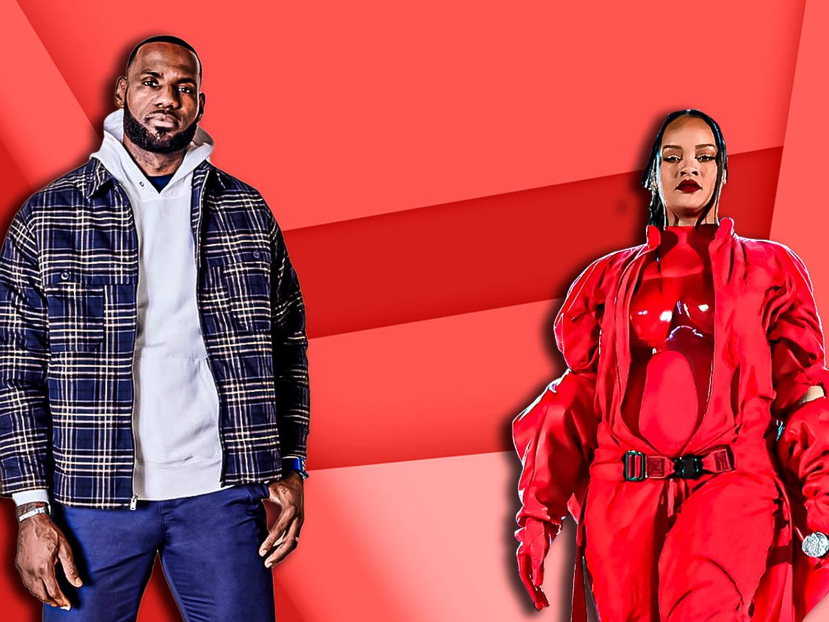 LeBron James 'breaks the internet' as fans spot his weird interaction with  Rihanna and wonder 'why he do it like that'?