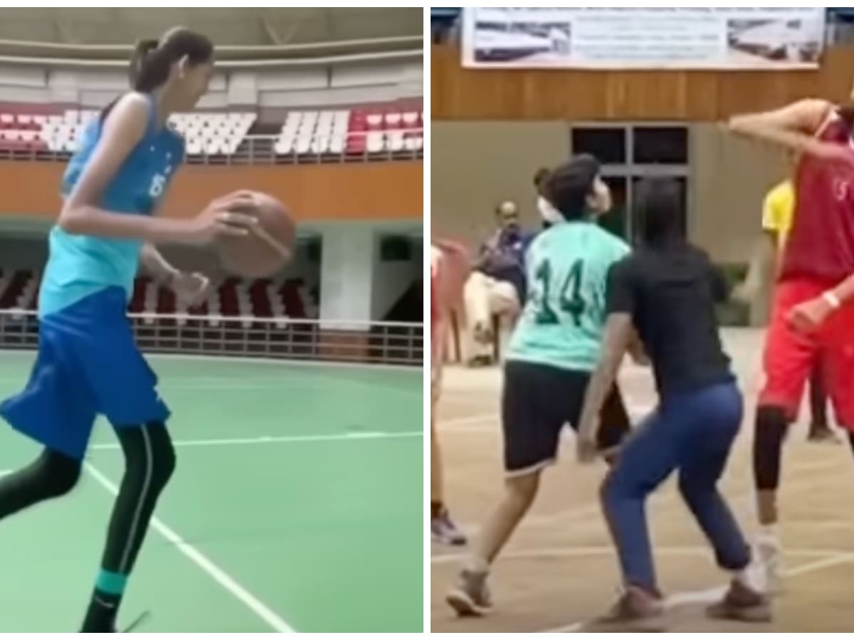 India's tallest female basketball player Poonam Chaturvedi