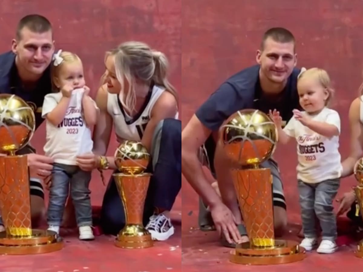 Nikola Jokic Shares A Wholesome Moment With His Wife And Daughter After  Winning The NBA Championship And Finals MVP - Fadeaway World