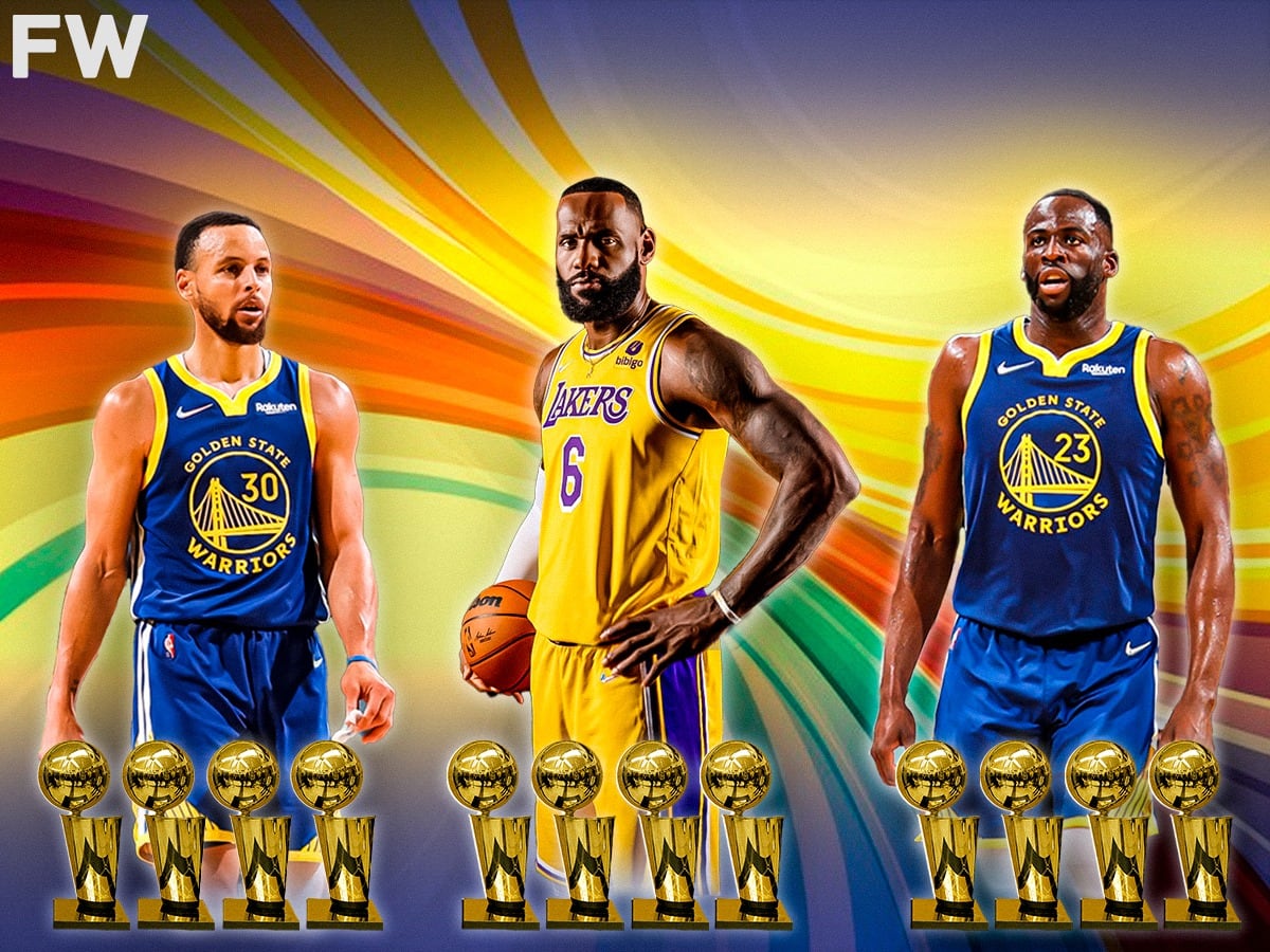 LeBron James Would Never Take The '4 Rings' Picture With Stephen Curry And  Draymond Green If This Happened 5 Years Ago', Because Of The Warriors And  Cavaliers Rivalry - Fadeaway World