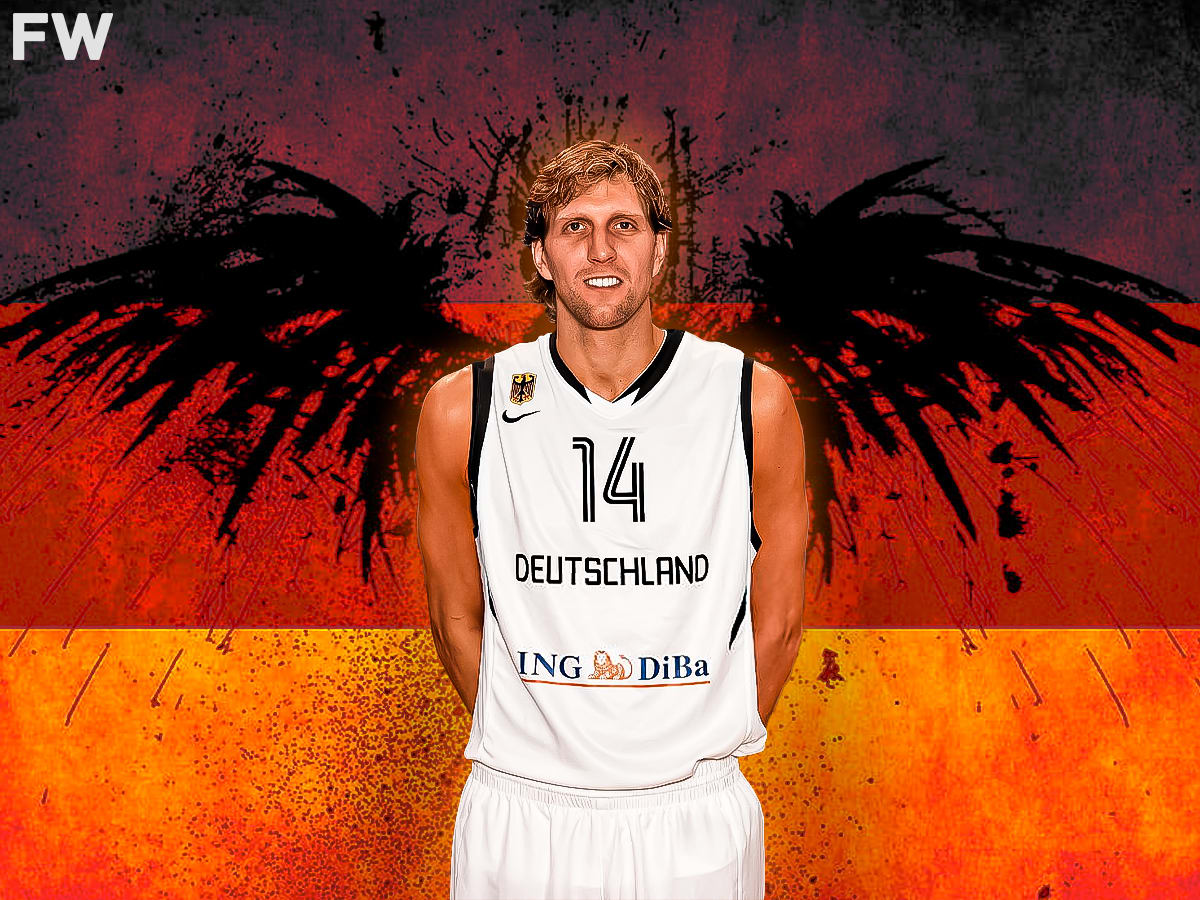 Dirk Nowitzki leads Germany to the #EuroBasket 2005 Final!, Can't have a  🇩🇪 week without him! #TBT to Dirk Nowitzki carrying Germany to the 2005  #EuroBasket Final with 2⃣7⃣ PTS!