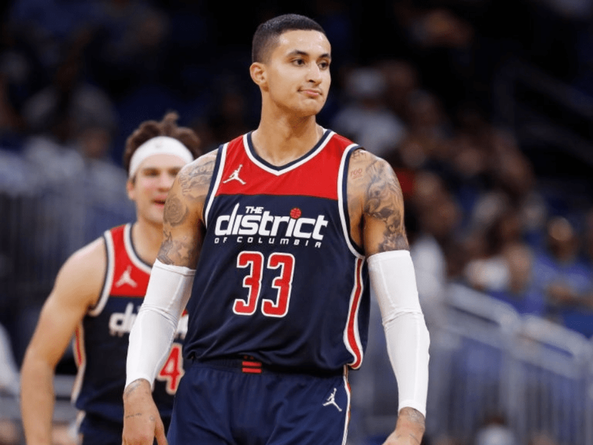 Deserves a 15-point deduction' - NBA star Kyle Kuzma trolled for wearing  GIGANTIC £1200 jumper before game