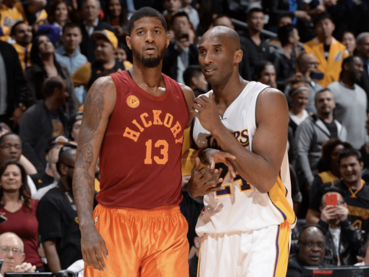 Paul George Receives Shoes From His Childhood Idol, Kobe Bryant, After A  4th Quarter Duel 
