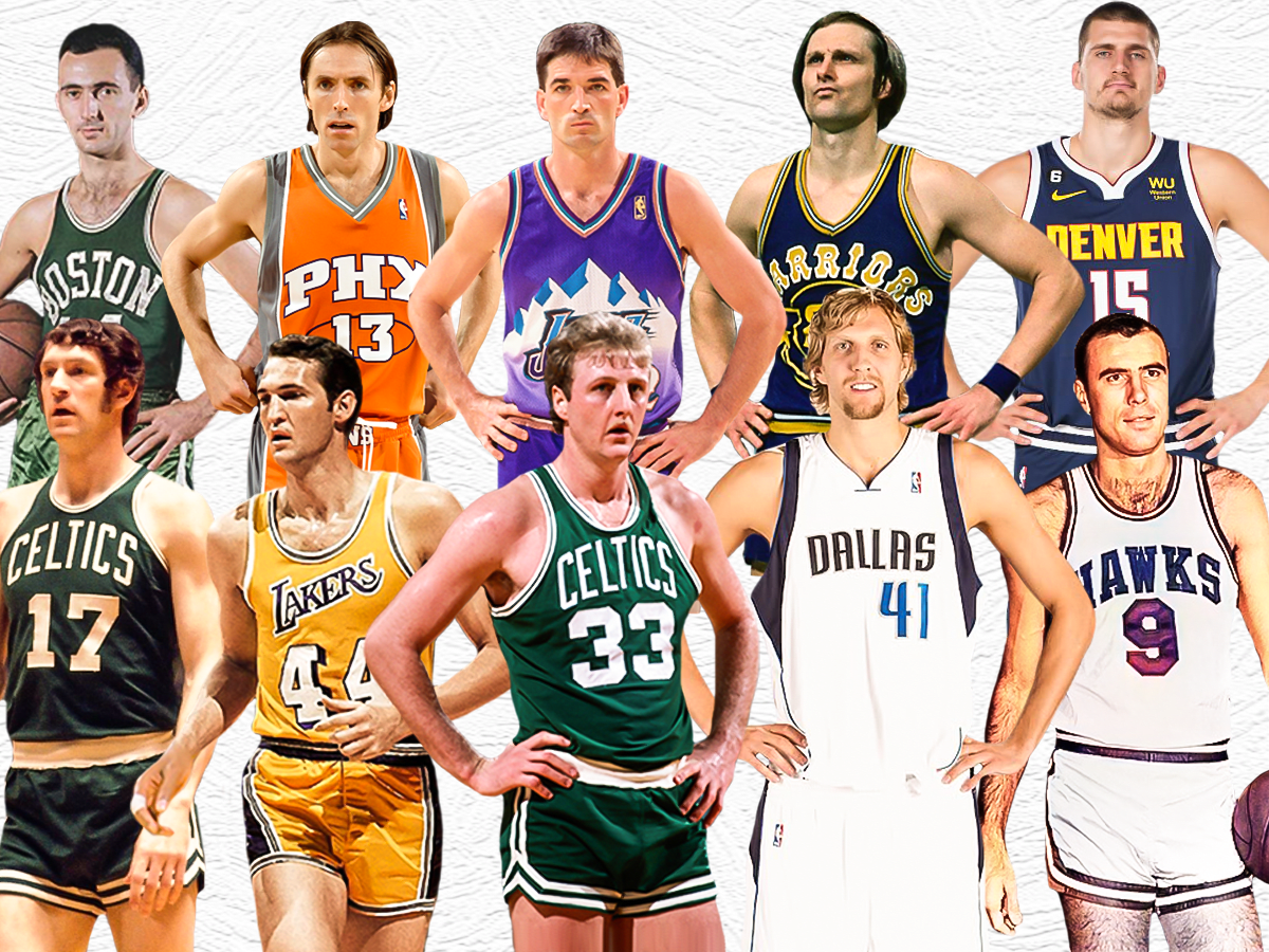 10 best white basketball players in NBA ever ft. Larry Bird, Jerry