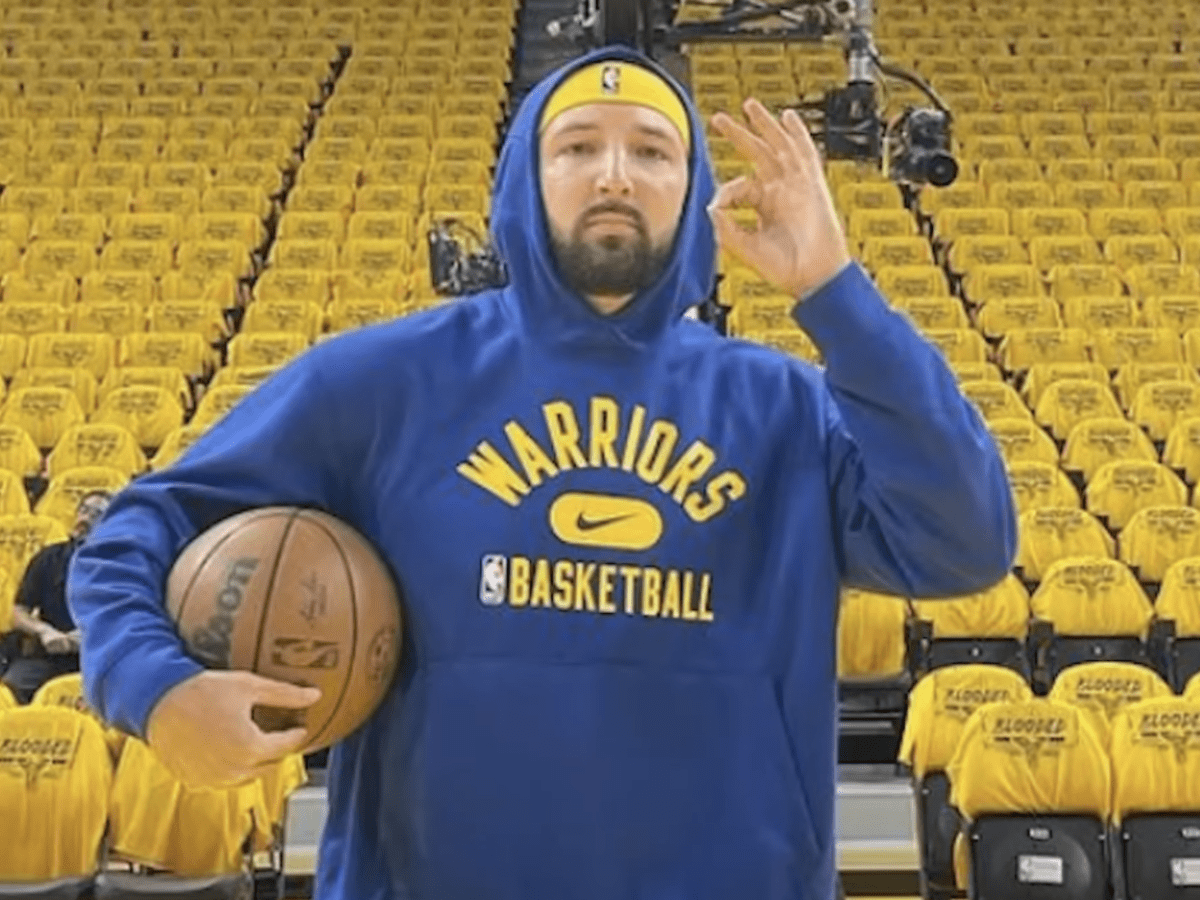 Video: Klay Thompson Look-Alike Gets Up At Chase Before Game 5 -