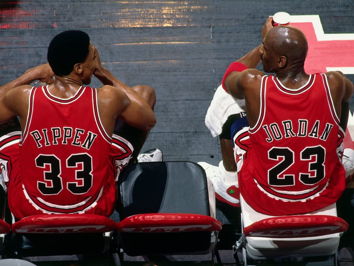 Michael jordan scottie pippen flu game sales