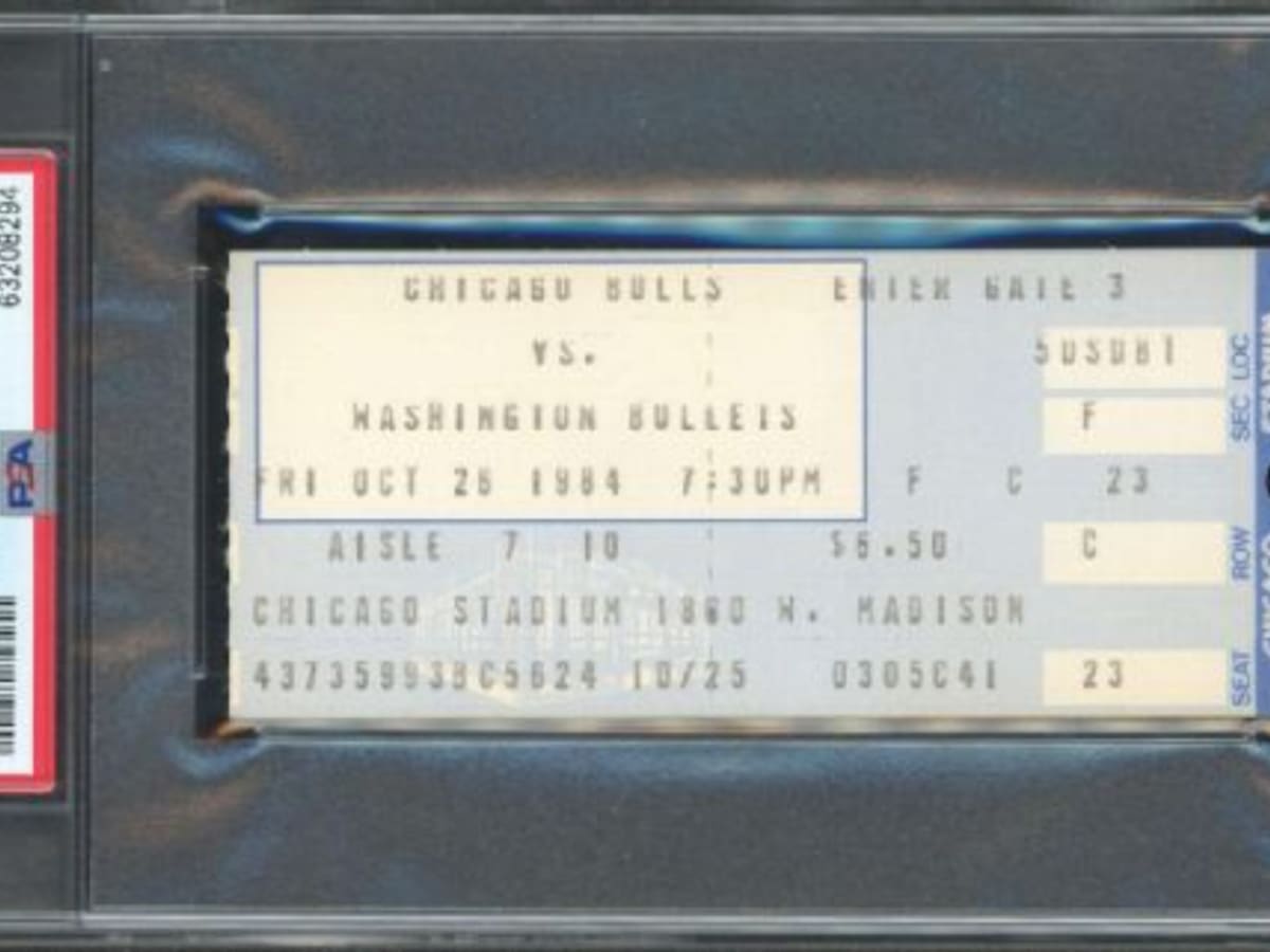 A Ticket Stub From Michael Jordan's First NBA Game Has Sold