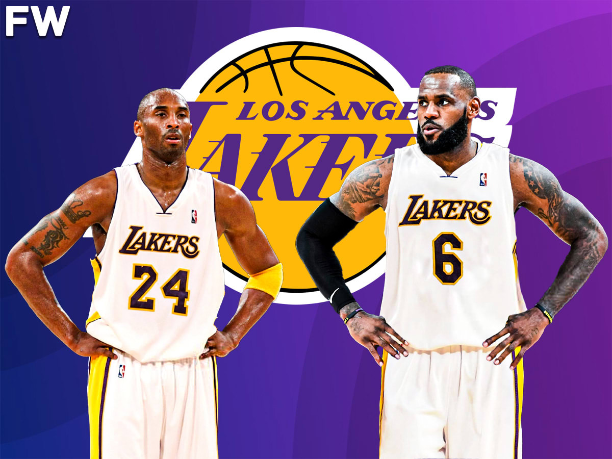 Lebron kobe clearance lakers