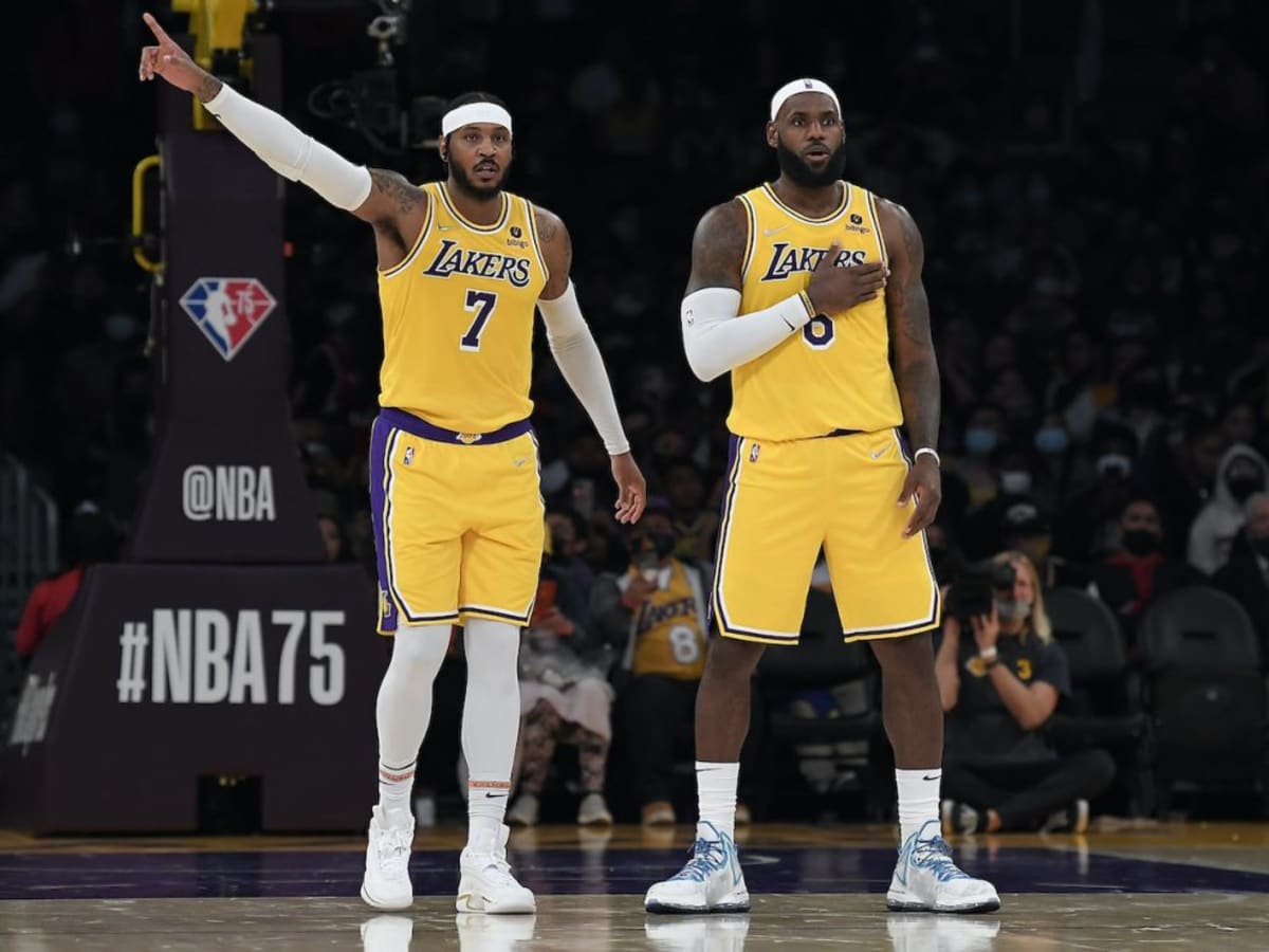 Carmelo Anthony Reveals LeBron James Never Consulted With Him About Playing With Russell Westbrook Prior To Trade We Never Had That Conversation. Fadeaway World