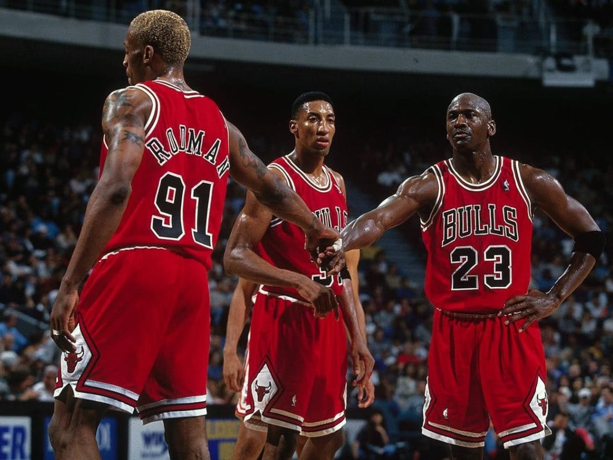 Michael jordan scottie pippen dennis rodman on sale