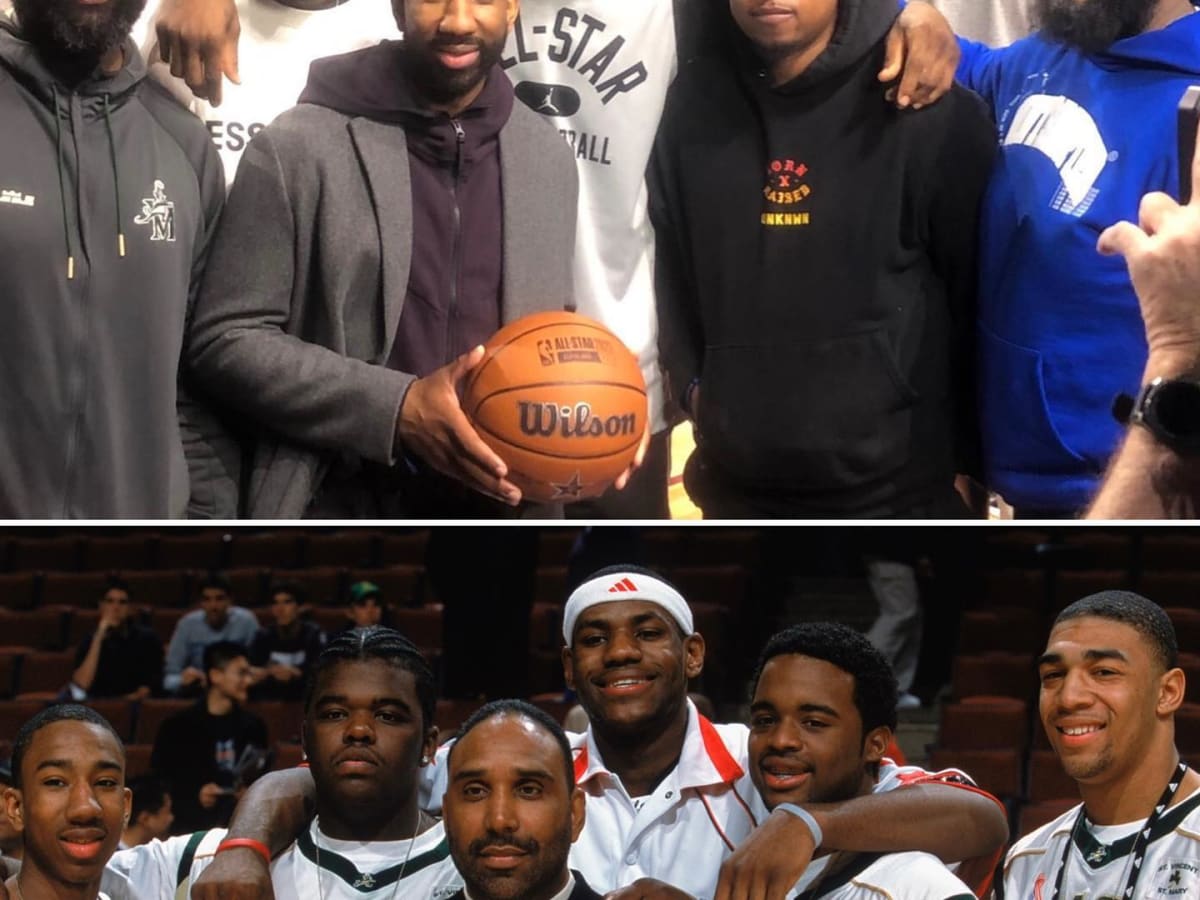 LeBron James Recreates Epic Picture With High School Teammates