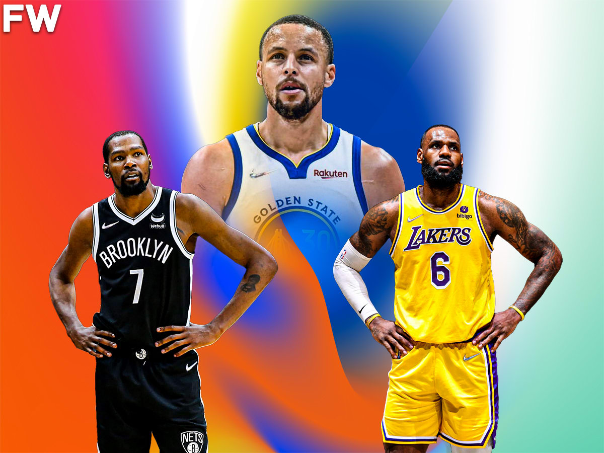 Stephen Curry Comments On Kevin Durant And LeBron James Not Being In The Playoffs Currently You re Still Going To See Those Guys Back Bron KD. It Ain t Like They re Just Going To